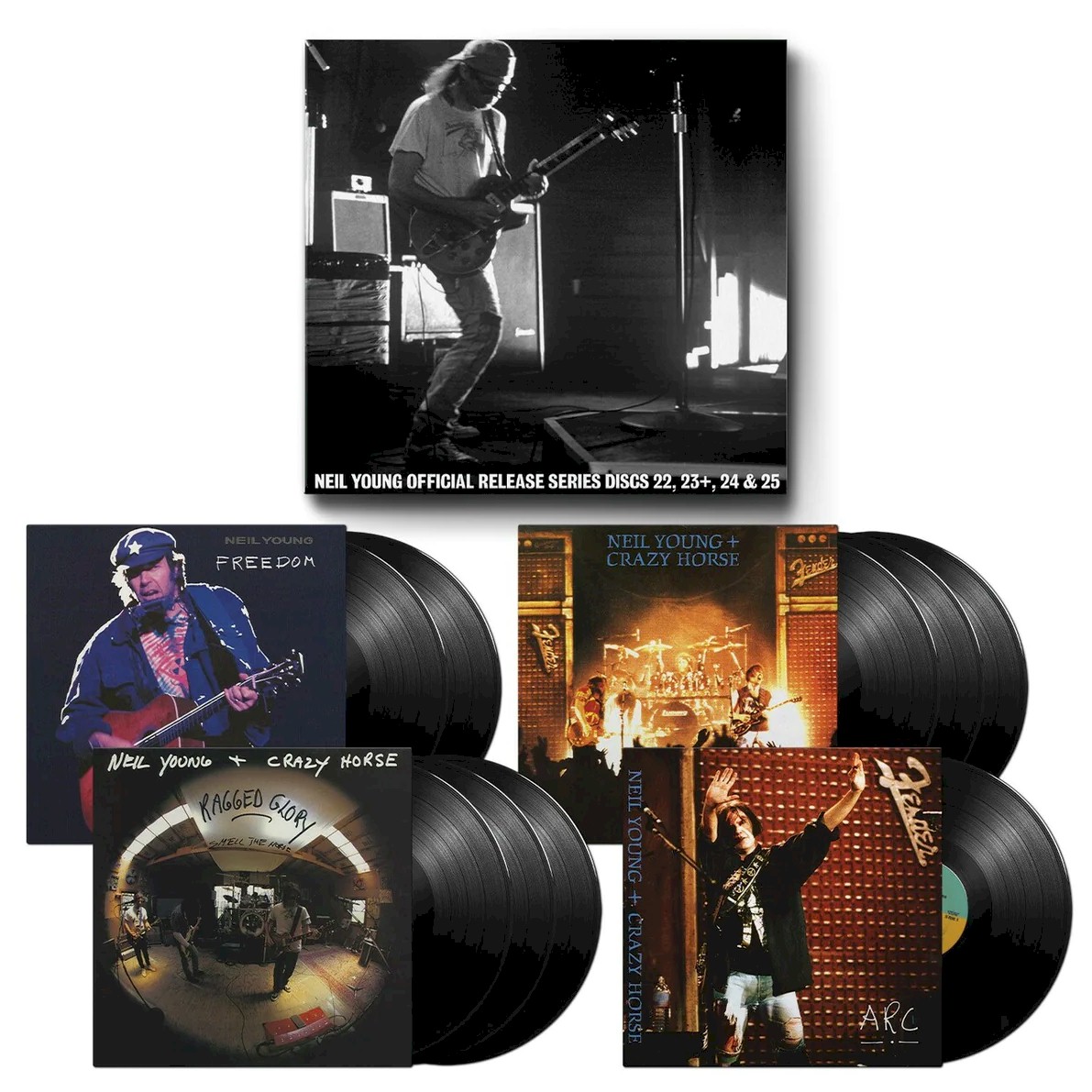 Neil Young relança discos clássicos de sua carreira em box set de 9 LP's
