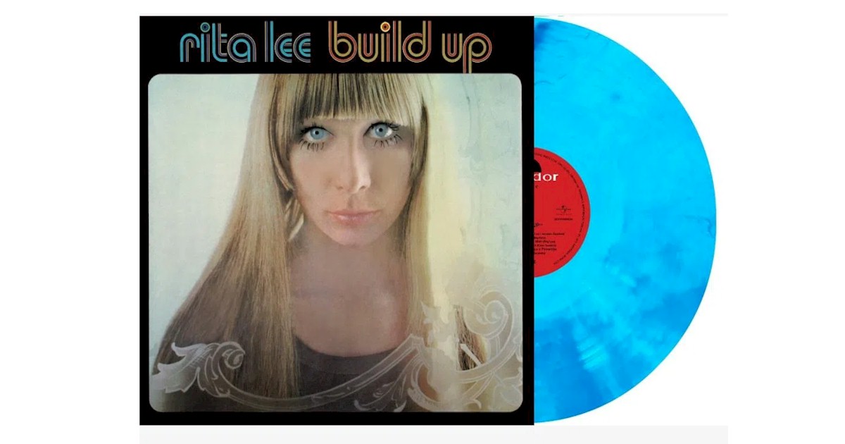 Rita Lee: álbum 'Build Up' é relançado em vinil azul marmorizado