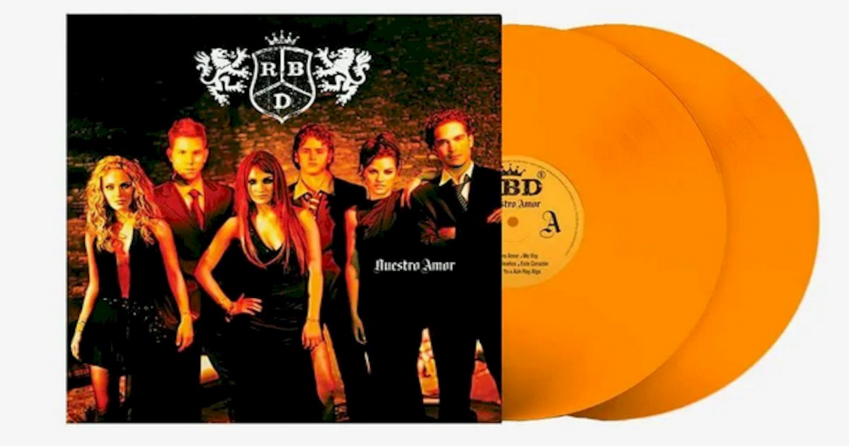 RBD lança versão especial de 'Nuestro Amor' em vinil duplo laranja