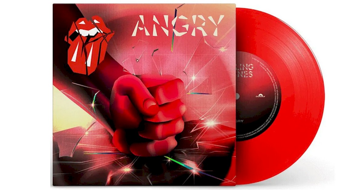 Rolling Stones: single 'Angry' ganha versão em vinil compacto vermelho
