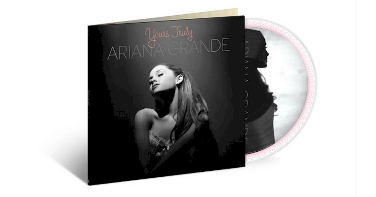 Ariana Grande relança 'Yours Truly' em vinil picture disc