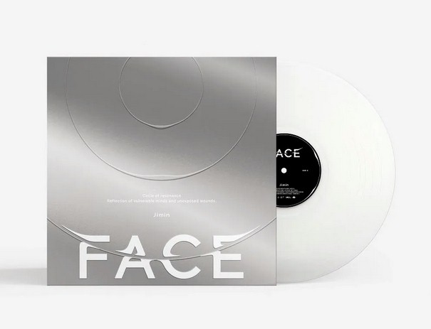 Jimin, do BTS, lança a versão exclusiva de 'Face' em vinil branco opaco
