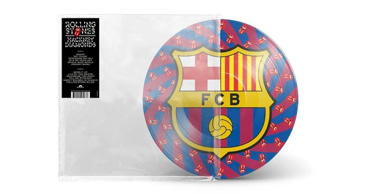 Rolling Stones lança 'Hackney Diamonds' em versão picture disc do Barcelona