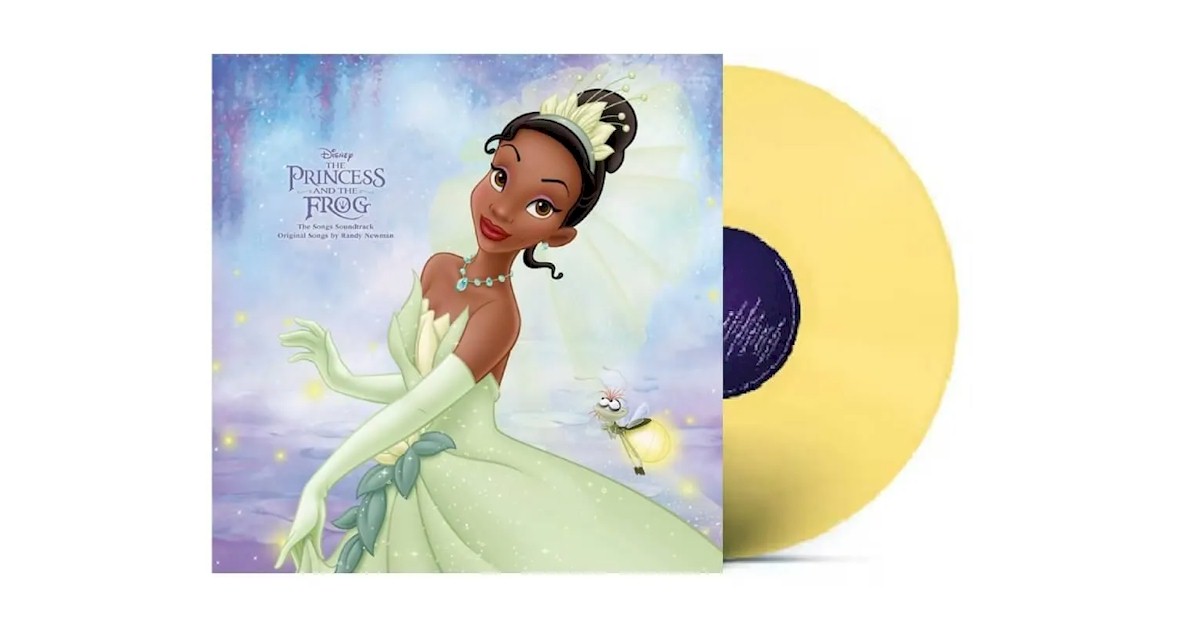 Disney lança a trilha sonora de 'A Princesa e o Sapo' em vinil amarelo