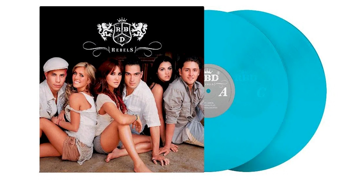 RBD relança o álbum 'Rebels' em vinil duplo azul turquesa