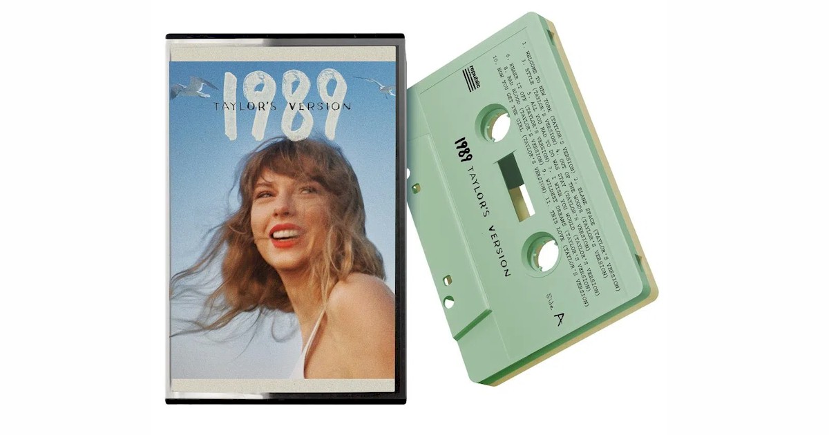 Taylor Swift: álbum '1989 (Taylor's Version)' ganha edição em fita cassete