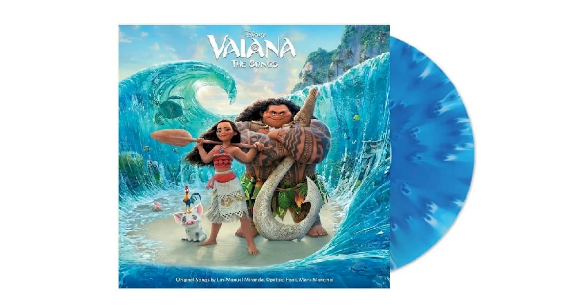 Trilha sonora de 'Vaiana' ganha edição em vinil azul oceano