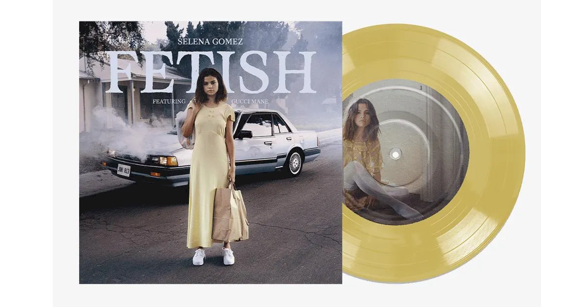 Selena Gomez lança o single 'Fetish' em vinil compacto colorido