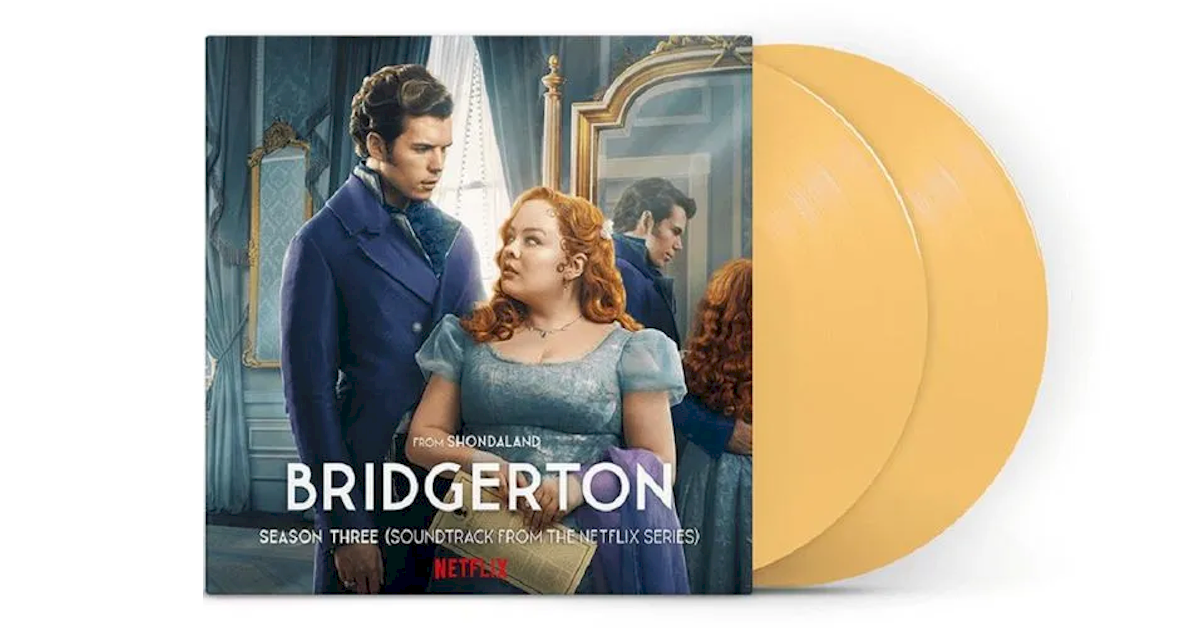 Trilha sonora de 'Bridgerton' é lançada em vinil duplo dourado