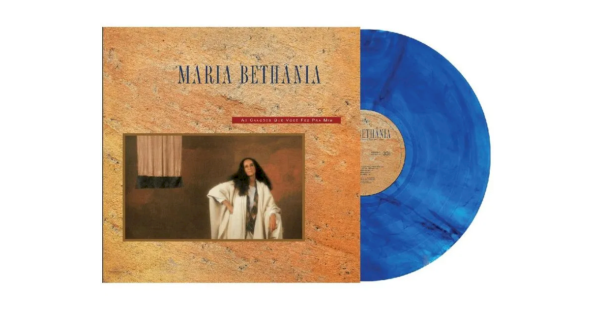 Maria Bethânia: álbum 'As Canções que Você Fez Pra Mim' é relançado em vinil azul