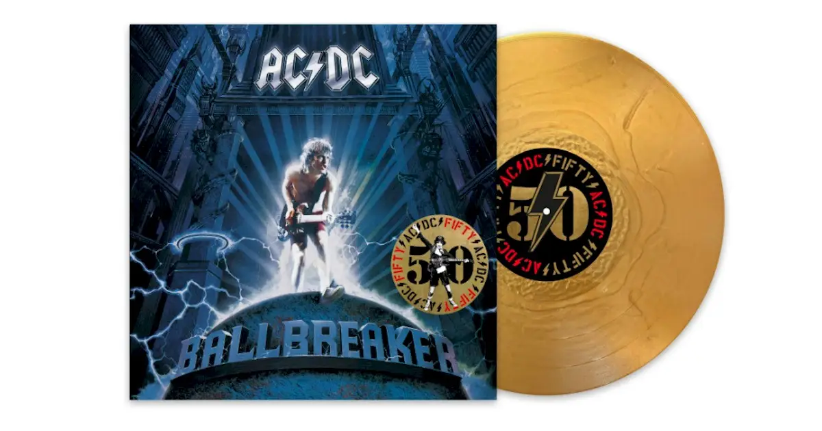 AC/DC lança a edição especial de ‘Ballbreaker’ em vinil dourado