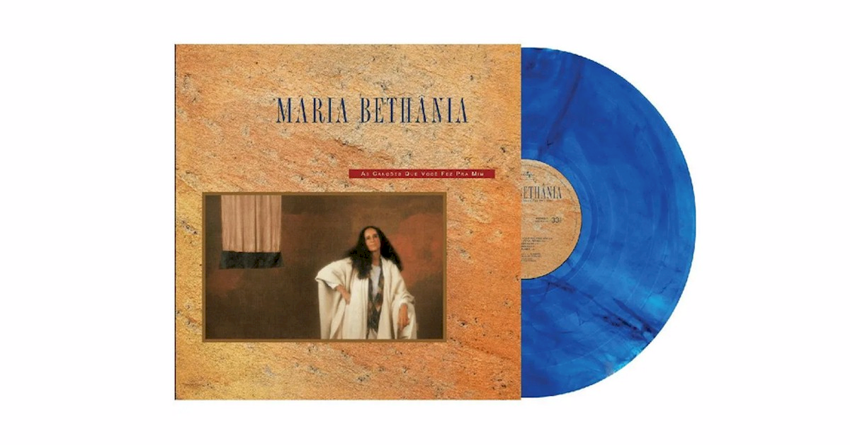 Maria Bethânia relança 'As canções que você fez pra mim' em vinil azul