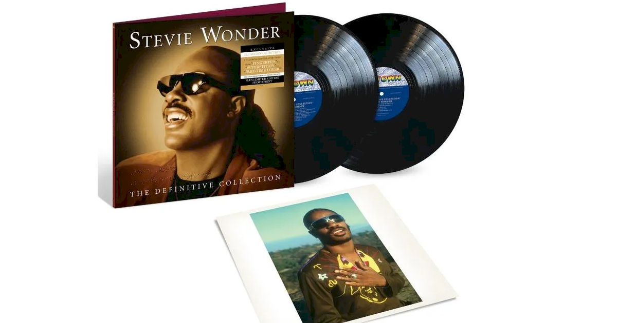 Stevie Wonder relança coletânea com clássicos em vinil duplo