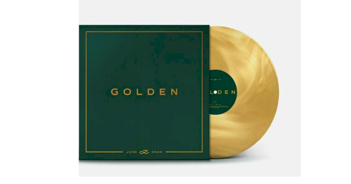 Jungkook, do BTS, anuncia álbum de estreia 'Golden' em vinil dourado