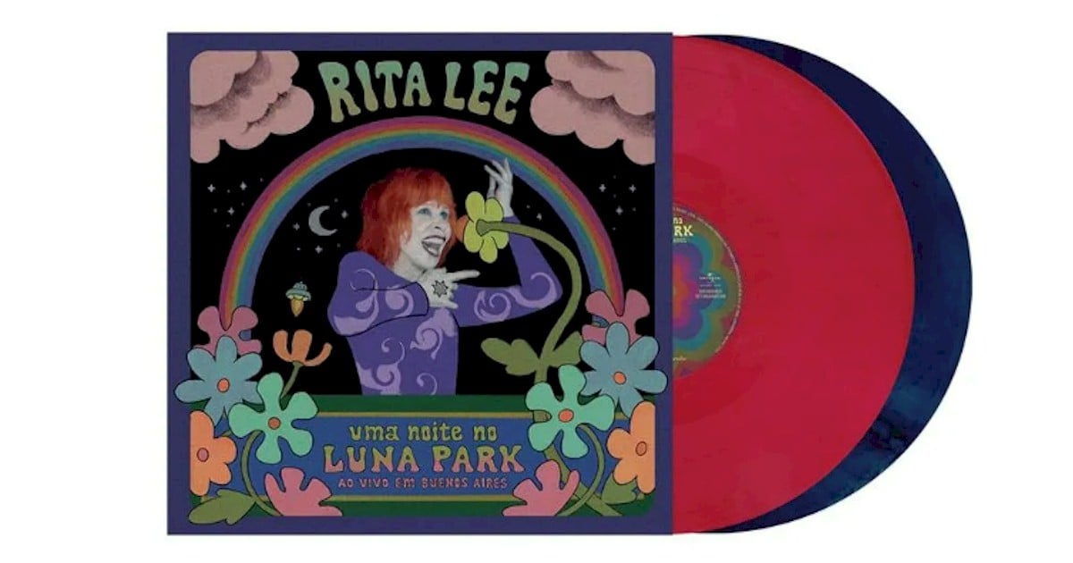 Rita Lee: show gravado na Argentina ganha edição em vinil duplo colorido