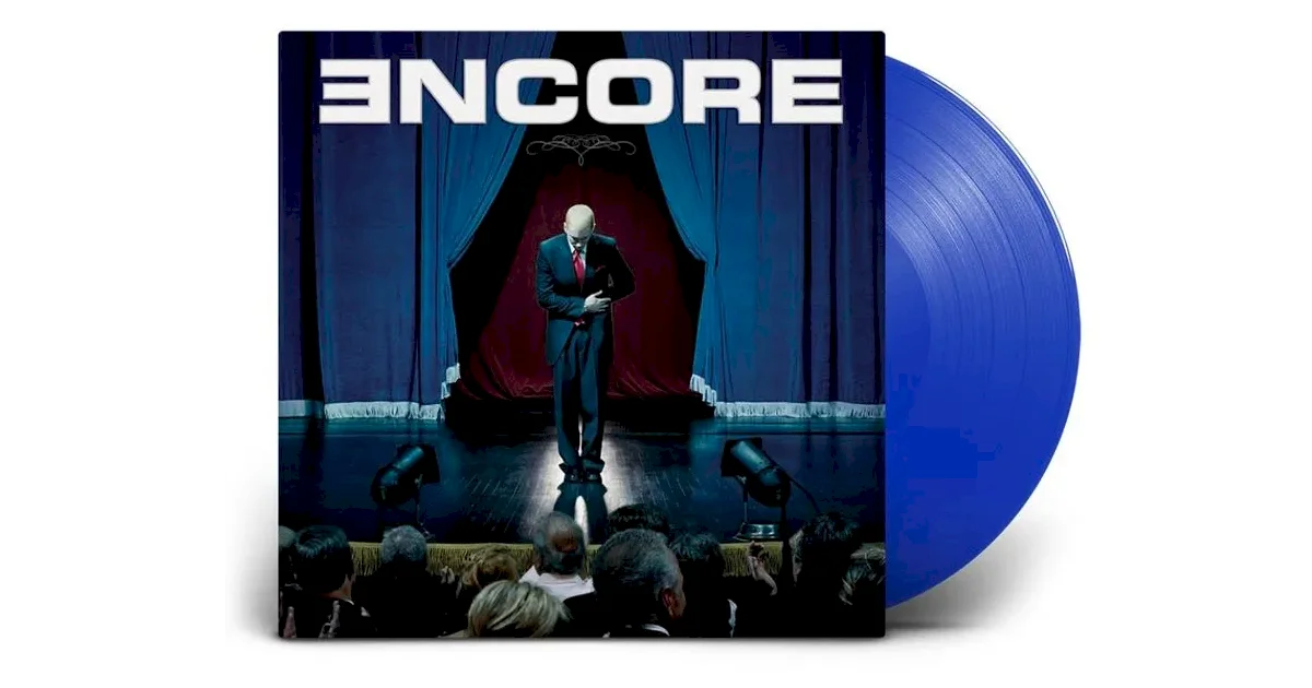 Eminem relança 'Encore' em edição de 20 anos em vinil duplo azul